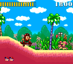 Super Adventure Island (Europe) In game screenshot